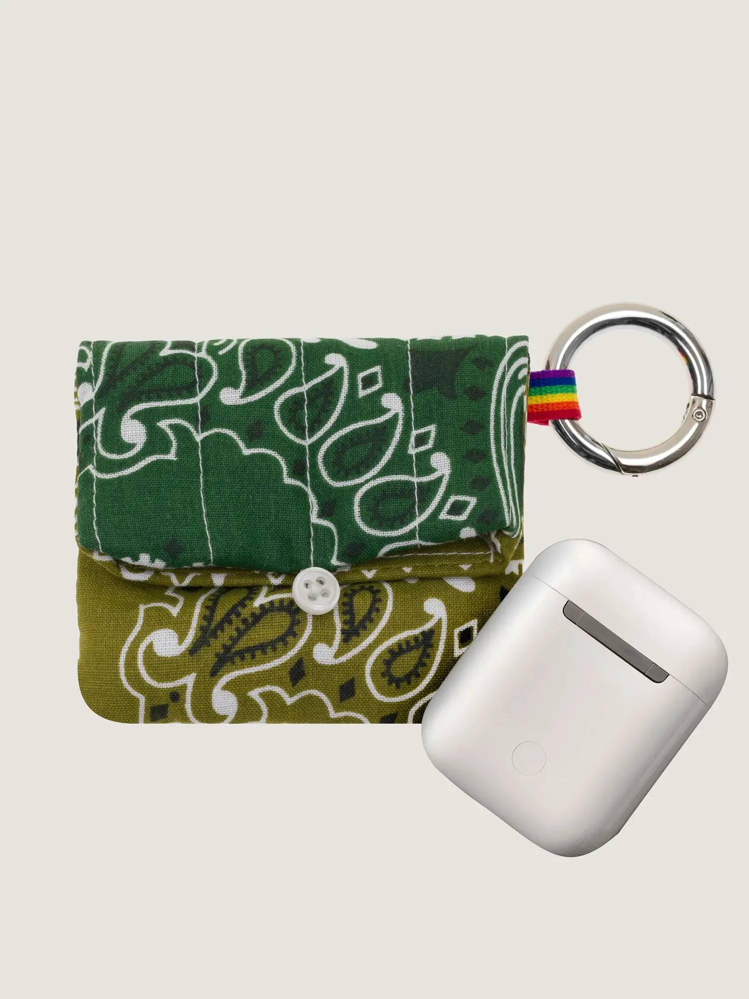 Étui Airpods - Vert Week-End / Bronze - Image 4