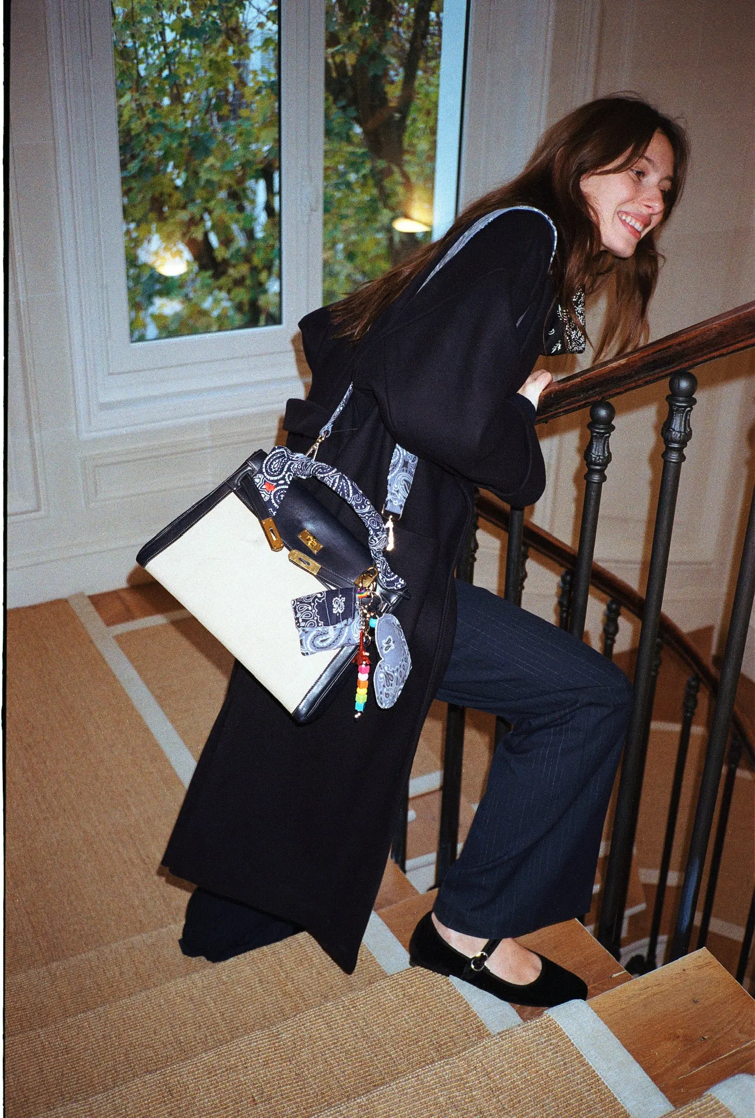 Grande Bandoulière - Navy / Chambray - Image 3