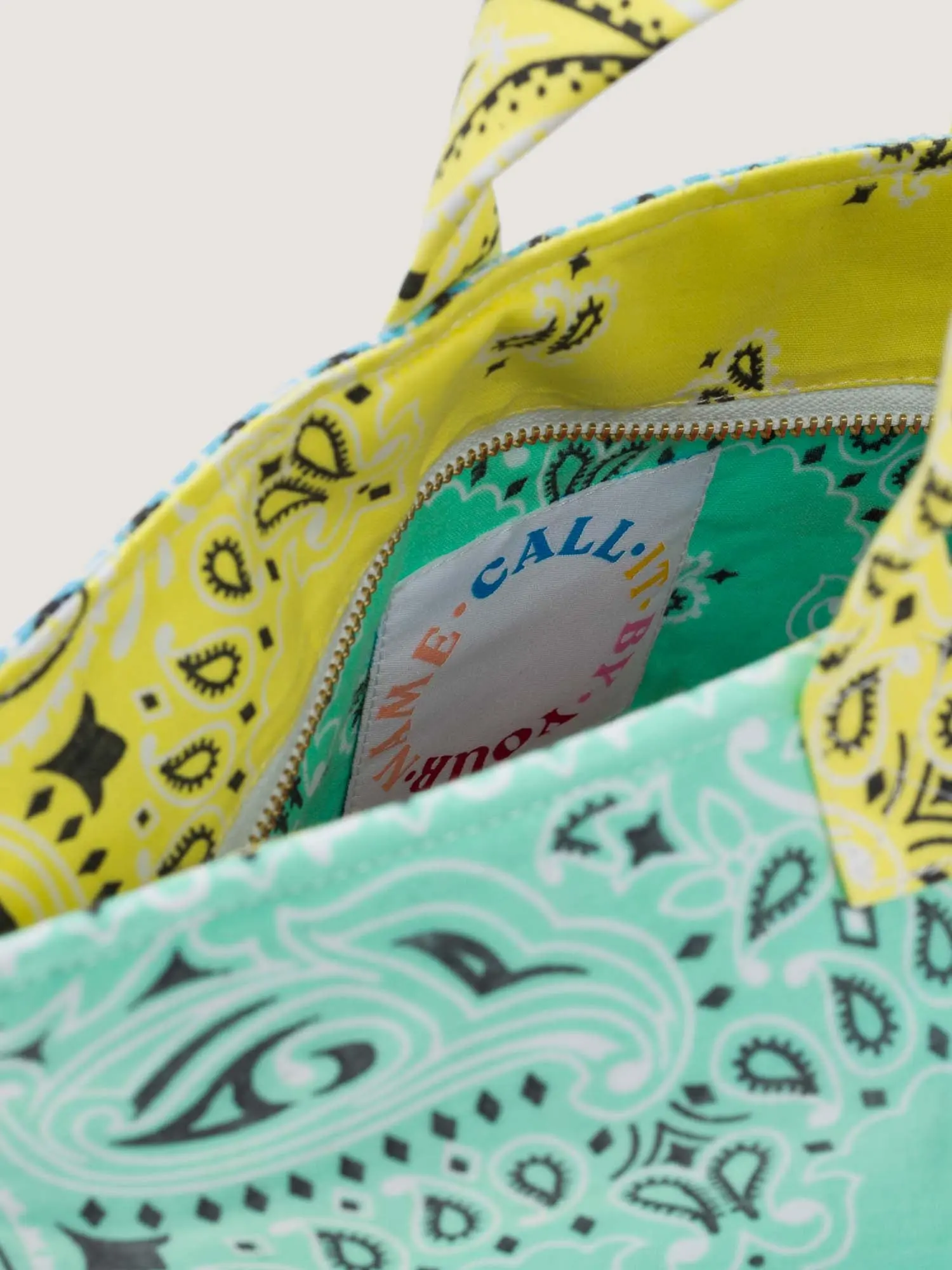 Mini Basket - Mint / Colorblock - Image 4